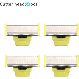 Een Blade Hybride Elektrische Trimmer Razor Scheerapparaat Waterdichte Draagbare Ontharingscrème Baard Haar Groomer Body Haar Groomer Voor Mannen En W