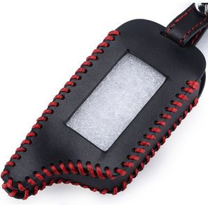 Lederen Sleutel Case Voor Starline B9 B9 / B91 / B6 / B61 / A91 / A61 / V7 C9 lcd Vorm Van Afstandsbediening Auto Alarm Cover
