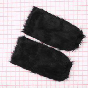 1 Paar Been Warmer Pluche Mode Comfortabele Faux Fur Leg Warmer Voor Dames Meisjes Vrouwen