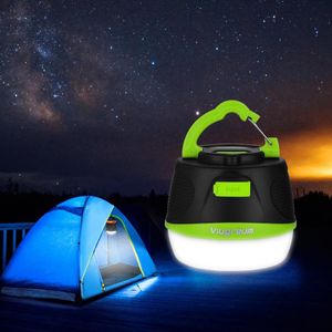 2 In 1 Tent Lamp Mobiele Lamp En Mobiele Voeding Dc 5 V/2A Usb-poort Met 10000 mah Ingebouwde Oplaadbare Lithium Batterij