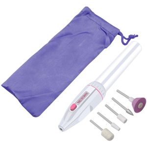 Draagbare Elektrische Nail Boor Kit Set Batterij Manicure Pedicure Slijpen Satineermachine Persoonlijke Manicure En Pedicure Kit