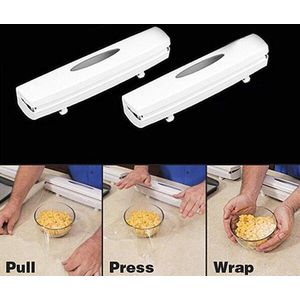 Folie Cling Wrap Houders Snijder Voedsel Koken Plastic Wrap Dispenser Keuken Handdoek Wax Papier