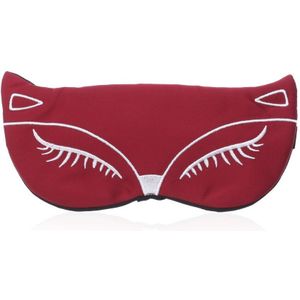 1PC Cartoon Zijde Eyepatch Slaapmasker Borduren Ooglap Verstelbare Slapen Aid Blindfold Travel Slaap Oogmasker