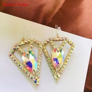 Buikdans Vrouwelijke Volwassen High-End Prachtige Oorbellen Sieraden Handgemaakte Gekleurde Diamant Prestaties Oor Accessoires