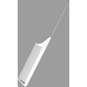 1Pc Professionele Haar Staart Kam Haar Stijl Anti-Statische Fijne Kam Met Rvs Spiked Styling beauty Tools