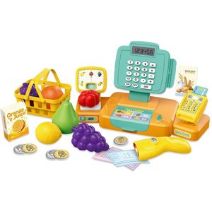 13Pcs Kinderen Pretend Play Groenten & Fruit Speeltoestel Simulatie Kassa Speelgoed Educatief Speelgoed Kids Kerst