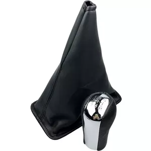 6-speed Pookknop – Zwart Synthetisch Leer – Compatibel Met Toyota Corolla Verso, Auris, Yaris, RAV4 (2007-2013)