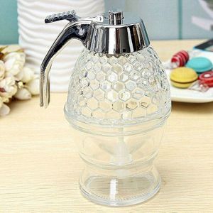 Squeeze Fles Honing Jar Container Bee Drip Dispenser Waterkoker Opslag Pot Standhouder Sap Siroop Cup Keuken Woonaccessoires