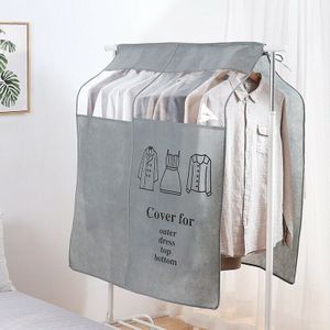 Opknoping Garment Bag Dust-Proof Kleding Cover Jassen Jurk Closet Storage Staande Stofzak