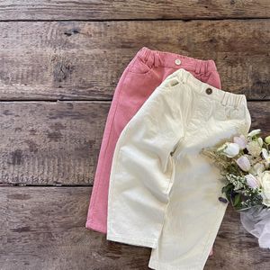 Lente Baby Meisjes Broek Kinderen Broek Peuter Prinses Lange Broek Mode Broek Roze Kleding Zacht Zoete Broek