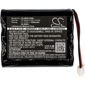 Cameron Sino 2600Mah Batterij TF18650-2200-1S3PA Voor Marshall Stockwell