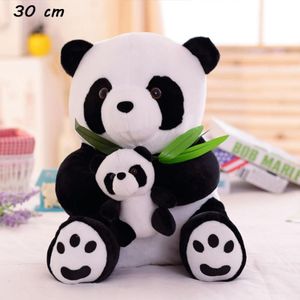 Leuke Bamboe Blad Panda Pop Moeder En Kind Panda Knuffel