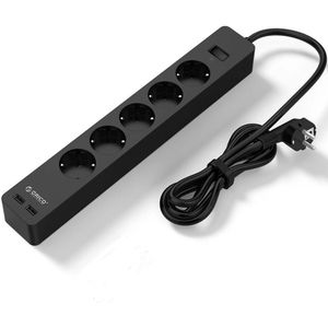 ORICO USB Power Strip Socket met 2 USB 2.4A Snelle Opladen Standaard Extension Socket Plug Power Strip Home Elektronica Adapter
