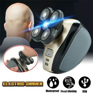 5 In 1 4D Roterende Scheerapparaat Waterdichte Usb Oplaadbare Baard Oor Neus Trimmer Facial Cleaning Scheren Machine Voor mannen