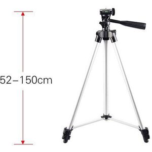 50Cm/110Cm/130Cm/150Cm Lichtgewicht Statief Verstelbare Hoogte 1/4 ""Schroef Voor Smartphone reizen Video Schieten Dslr Slr Camcorder