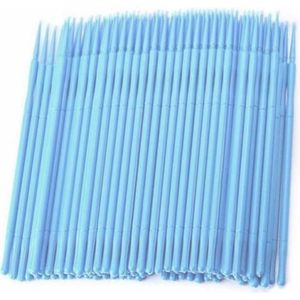 100x Micro Borstel Wegwerp Microbrush Applicator Wimper Extensions Make