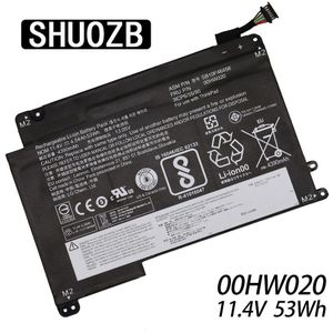 11.4V 53WH Laptop Batterij 00HW020 00HW021 Voor Lenovo Thinkpad P40 Yoga 460 SB10F46458 Shuozb 4390 Mah