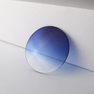 Zonnebril Lenzen Blauw Gradiënt Kleuren Base Curve 2 UV400 CR39 Hars Materiaal E9 Serie Exia Optische