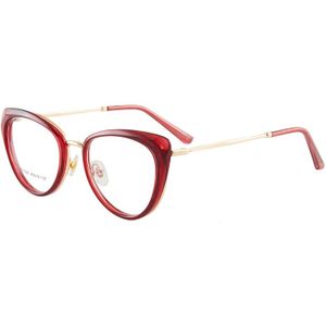 TR90 Cat Eye Stijl Vrouwen Optische Brilmonturen Optische Glazen Frame Voor Vrouwen Bijziendheid Bril Anti Blauw Licht Eyewear Dames