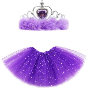 Baby Meisje Prinses Tule Tutu Rok Ballet Dance Party Mooie Mode Elegante Mini Rok Met Kroon
