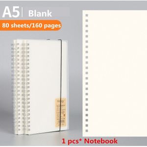 A5 A6 Zuivel Planner Spiraal Notebook En Tijdschriften Kawaii Grid Line Blank Cornell Coil Notepad Schema Boek Kantoorbenodigdheden