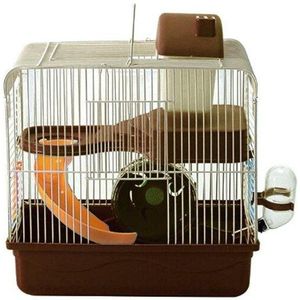 3 Kleur Carrier Rat Kooi Luxe Draagbare Muis Thuis Storey Hamster Kooi Met Glijbaan Kom Roller Chinchilla Fret Outdoor