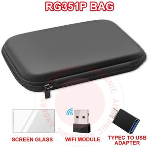 Anbernic-RG351P Bag Case Shell Glas Gehard Screen Protector RG351M RG351 Handheld Console Game-speler Accessoire Wifi Module