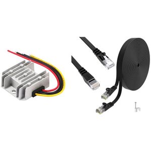Riuty DC-DC Converter, Step Down Converter Verstelbare Voeding Module 6.5V- 60V naar 1.25-30V 10A