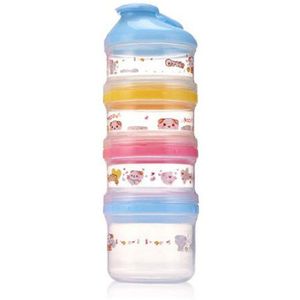 4 Layer Draagbare Babyvoeding Opbergdoos Essentiële Granen Cartoon Melkpoeder Dozen Waggel Kids Formule Melk Container