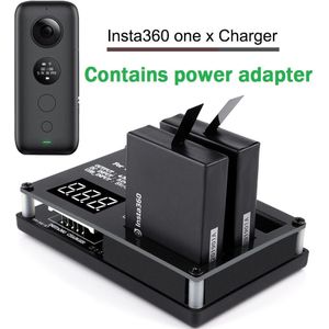 3in1 Micro USB Oplader voor Insta360 ONE X Batterij 60 minuten Snel Opladen Powerbank Batterij Oplaadbare voor Insta 360 Batterij