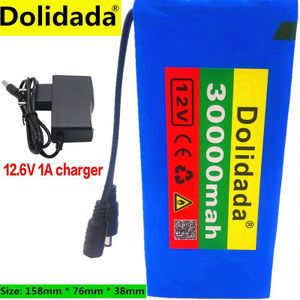 Super Oplaadbare Draagbare Lithium-Ion Batterij Dc 12V 30000 Mah Met Vs Of Eu Plug 12.6 V 3.0Ah Batterij + Lader