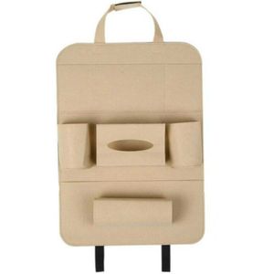 Multi-Pocket Auto Rugleuning Organisator Wolvilt Opslag Container Opknoping Box Multifunctionele Voertuig Opbergtas Auto-Styling