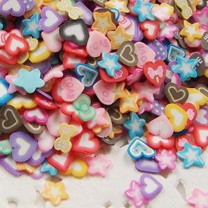 1000Pcs 5Mm Nail Art 3d Mulity Stijl Mix Kleur Polymeer Klei Hars Mold Vullen Diy Schoonheid nagel Stickers Decoraties