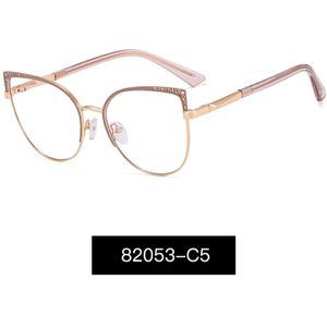 Hotony Blauw Licht Blokkeren Brilmontuur Vrouwen Mode Legering Brillen Optische UV400 Recept Vrouwelijke Bril