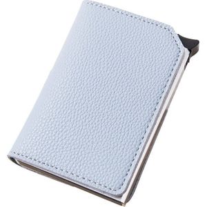 Zovyvol Multi Smart Wallet Carbon Fiber Anti-Diefstal Kaarthouder Rfid Pop-Up Clutch Multi Mannen en Vrouwen Unisex Card Case