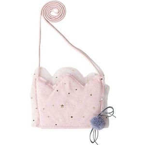 Leuke Baby Pailletten Portemonnee Handtas Kant Kroon Mini Nul Portemonnee Tas voor Kinderen Meisjes Messenger Bag Peuter Portemonnees Handtassen 5 PCS