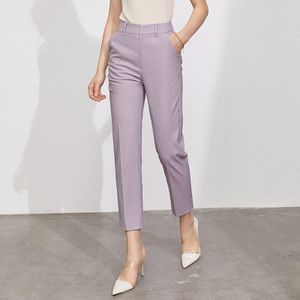 Amii Minimalisme Office Lady Tweedelige Set Vrouwen Blazer Jasje Hoge Taille Broek Vrouwen Pak Vrouwelijke Kleding Set 12160022