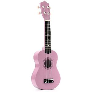 21 Inch Ukelele Sopraan Basswood Akoestische Nylon 4 Strings Ukulele Kleurrijke Mini Gitaar Voor Kinderen Met Snaren En Picks