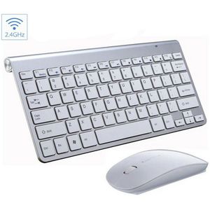 2.4G Draadloze Toetsenbord En Muis Set Multimedia Toetsenbord Muis Combo Set Voor Notebook Laptop Desktop Pc Tv Met Usb ontvanger