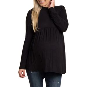 Moederschap Jurk Vrouwen Zwangere Vrouwen Lange Mouwen Borstvoeding Shirt Baby Moederschap Shirt