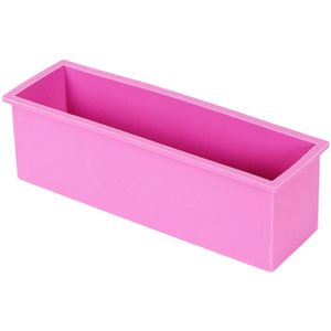 Flexibele Rechthoekige Zeep Siliconen Mal Voor Handgemaakte Zeep Kaars Chocolade Cake Nougat Ambachten Diy Siliconen Toast Loaf Soap Mold