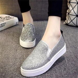 Lente Vrouwen Flats Schoenen Platform Sneakers Slip Op Flats Leer Suede Dames Loafers Mocassins Casual Schoenen Vrouwen Klimplanten Y60