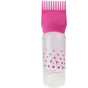 3 Kleuren Shampoo Plastic Fles Olie Kam Applicator Flessen Grote Capaciteit Doseren Salon Haarkleuring Styling Accessoires 0054