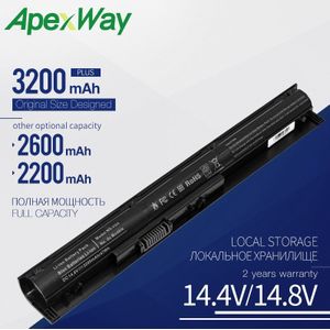 Apexway 4 Cellen VI04 VIO4 Laptop Batterij Voor Hp Probook 440/450 G2 Serie 756743-001 756745-001 756744-001 756478-421 HSTNN-DB6I