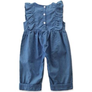 Kids Jumpsuit Voor Meisjes Peuter Kids Meisjes Denim Jumpsuit Playsuit Overalls Outfits Kinderen Kostuum Kleding Meisjes Herfst Vallen