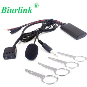 Biurlink 12Pin Auto Cd Aux Poort In Draadloze Bluetooth Handsfree Microfoon Voor Ford Mondeo Focus C-Max Fiesta fusion 6000CD