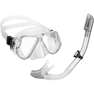 Beroep Duiken Masker Set Anti Fog Bril Met Snorkel Glazen Buis Verstelbare Riem Voor Vrouwen Mannen Volwassen Zwemmen Masker