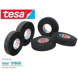 3 Stuks Tesa 51608 Auto Doek Tape Flanellen Openbare Kabelboom Machinekamer Temperatuur Weerstand Tape Tesa Plakband Meter