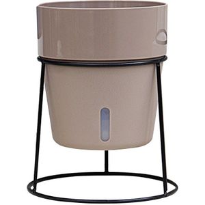 Indoor Decoratieve Balkon Tuin Vaas Thuis Met Ijzer Stand Self Watering Groen Planter Kantoor Vlezige Woonkamer Bloempot Set