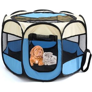 Roze Kleine Grootte Opvouwbare Carrier Tent Kinderbox Hond Kat Hek Kooi Puppy Kennel Grote Ruimte Opvouwbare Oefening Play Indoor Outdoor